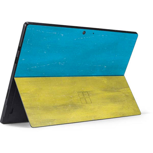 Ukraine Flag Distressed Surface Pro 7 Skin